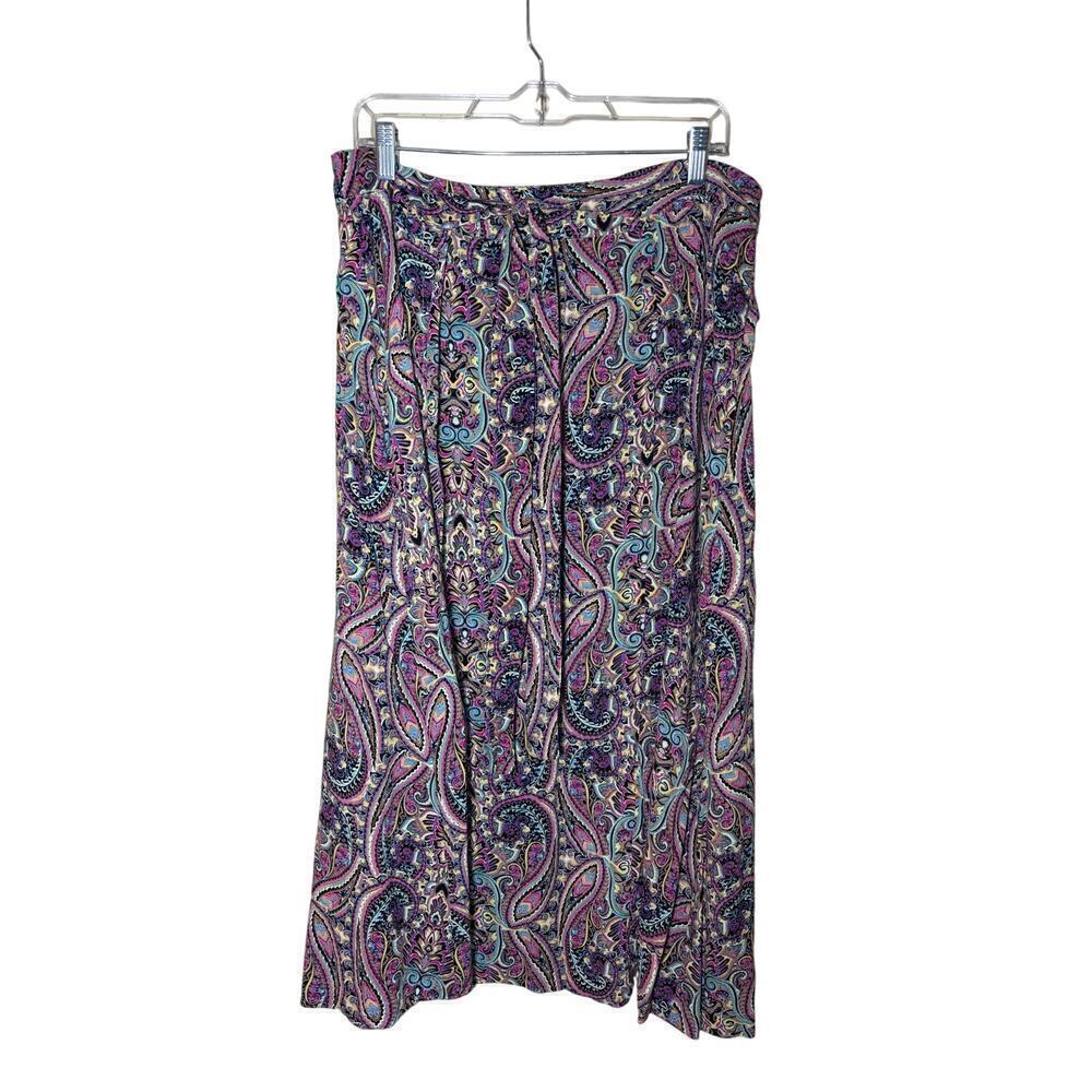 Tribal skirt size large artsy boho print
